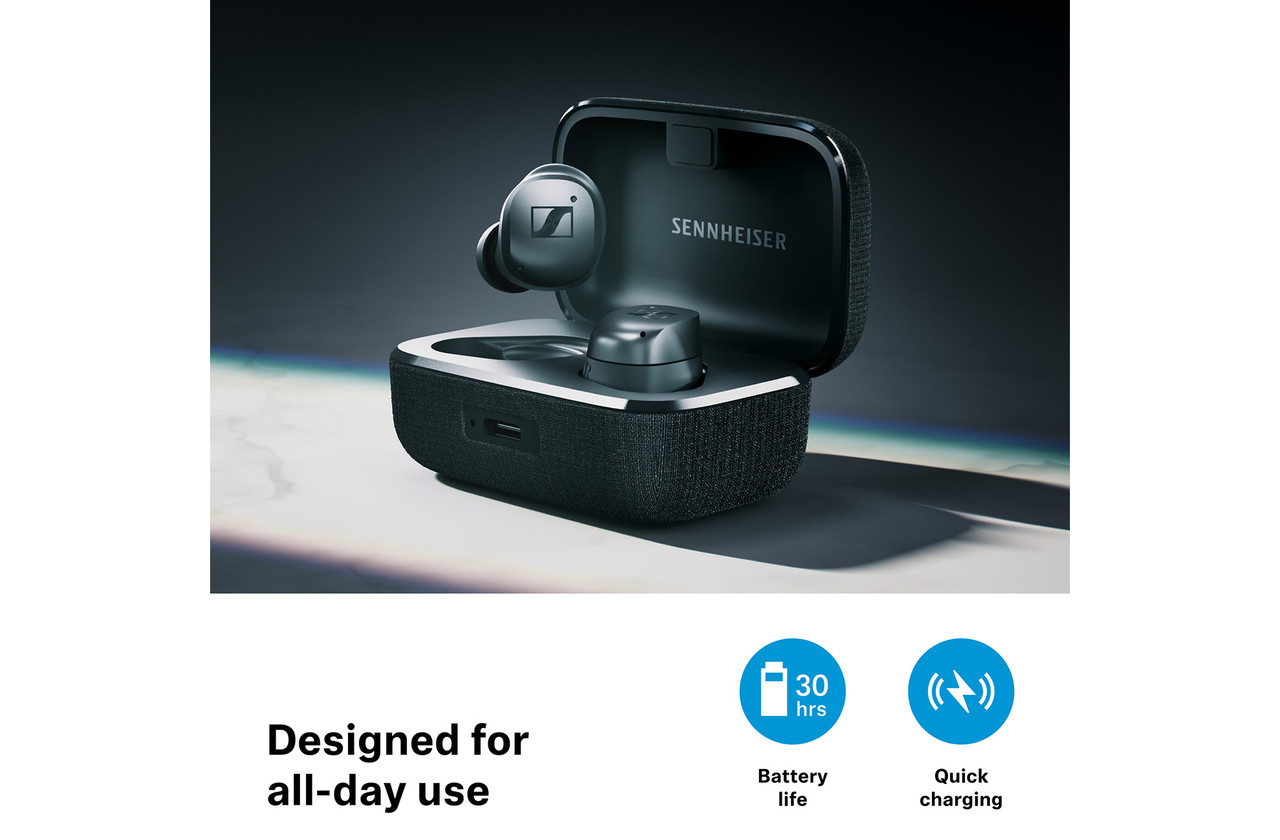 Sennheiser MOMENTUM True Wireless 4 (Black) | In Ear Mic Sennheiser MOMENTUM True Wireless 4 (Black) | In Ear Mic