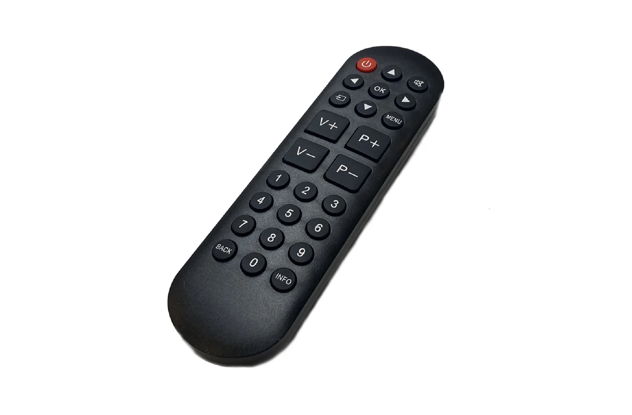 Mitchell & Brown Universal Big Button TV Remote (Black) | Remote ...