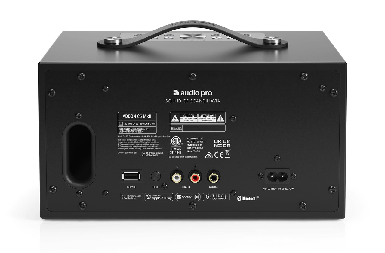 Audio Pro Addon C5 MKII Black Wireless Music System