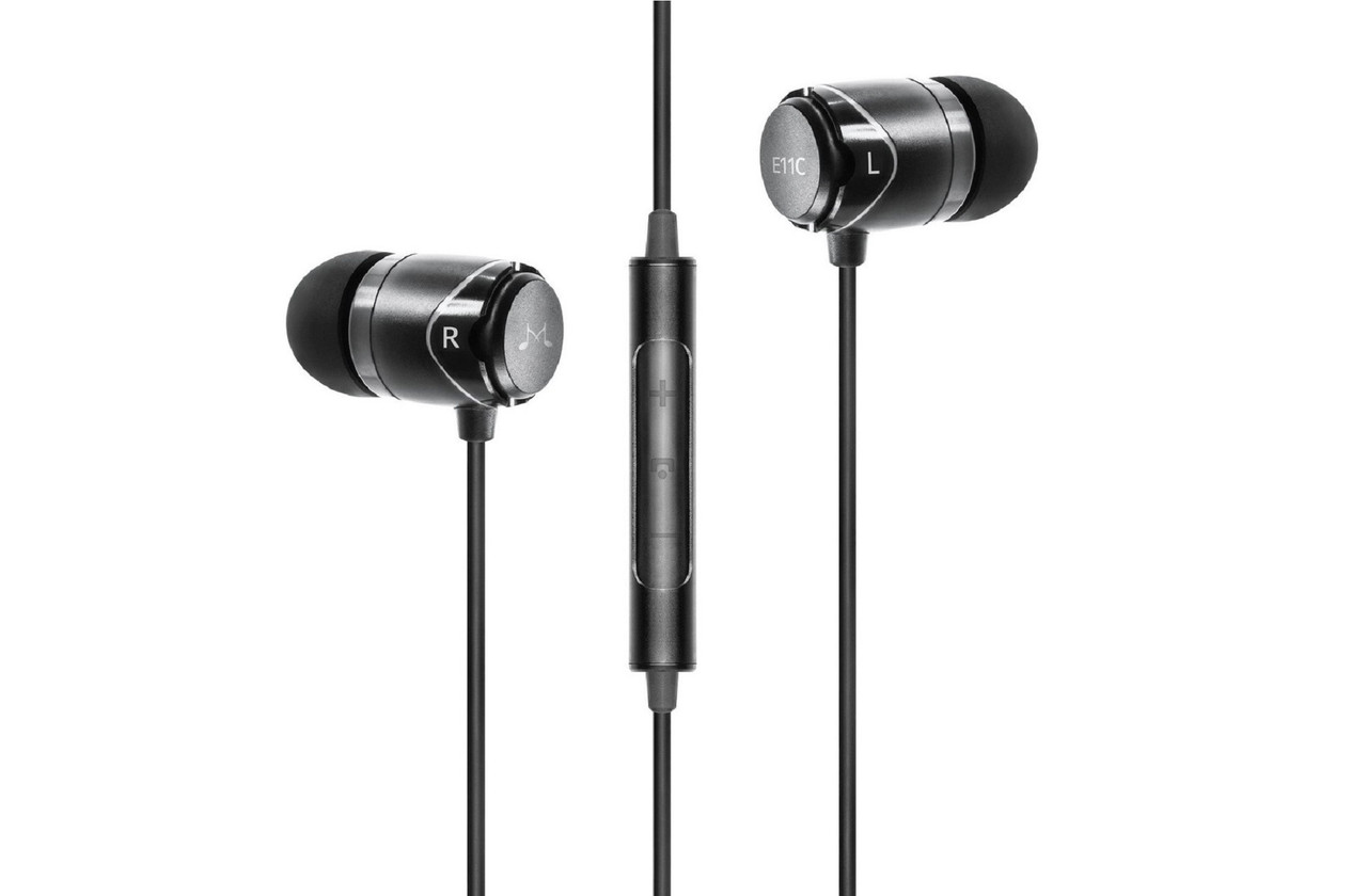 Soundmagic Good Wired Earbuds With Mic Soundmagic E11C Black In