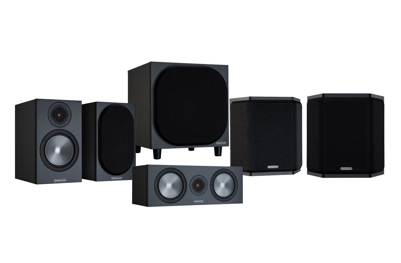 Monitor Audio Bronze (Black) Speaker Package Richer Sounds