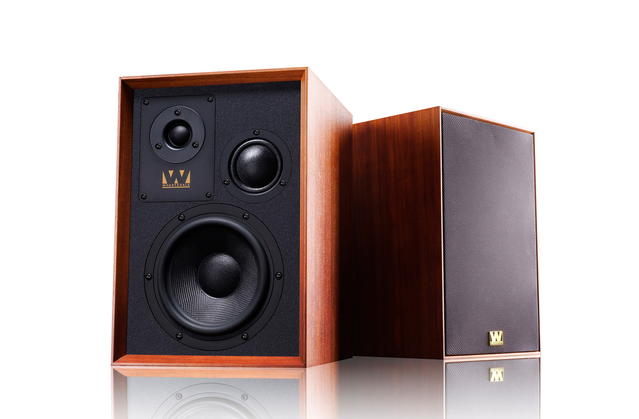Wharfedale Super Denton (Mahogany) Bookshelf Speakers Per Pair
