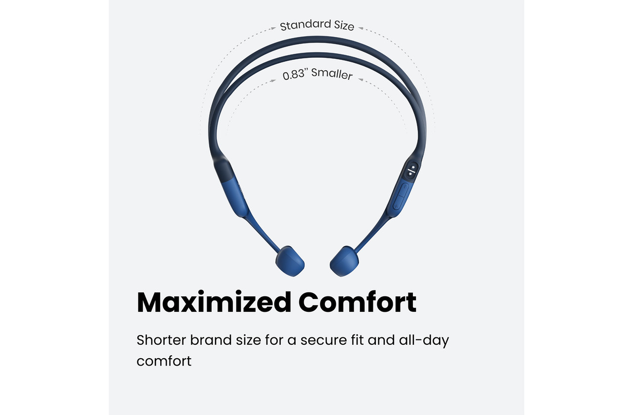 SHOKZ OpenRun Mini (Blue) | Open Ear Wireless Bluetooth Sports
