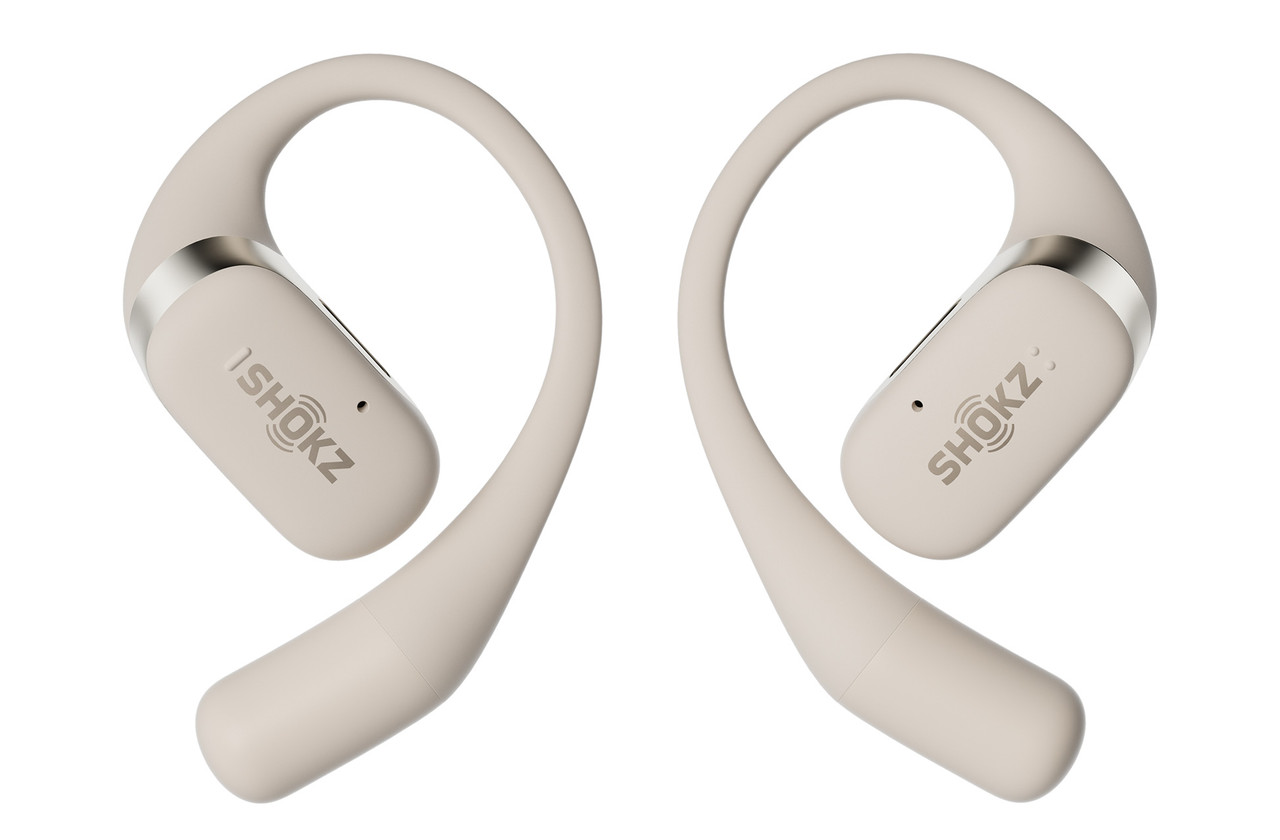 SHOKZ OpenFit (Beige) | Open Ear True Wireless Bluetooth Sports