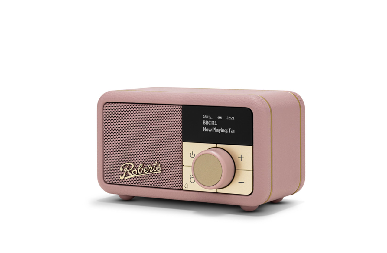 Roberts Revival Petite 2 (Dusty Pink) | Portable Bluetooth/DAB+/