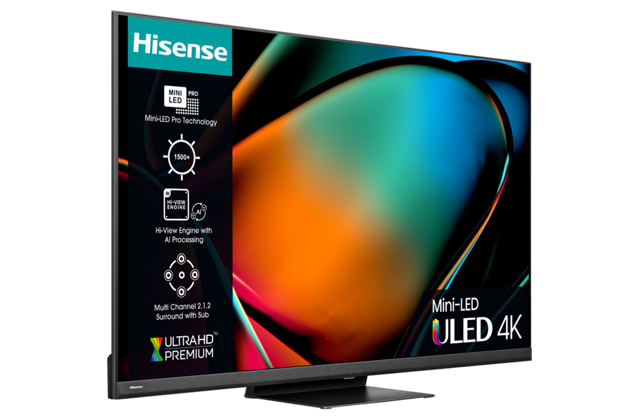 Hisense 55U8KQTUK | 55 inch Mini LED 4K Ultra HD Premium HDR Smart 