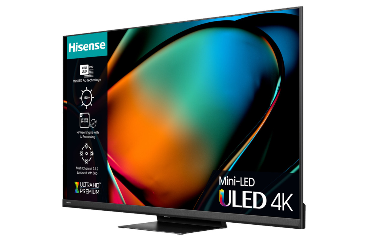 Hisense 55U8KQTUK | 55 inch Mini LED 4K Ultra HD Premium HDR Smart
