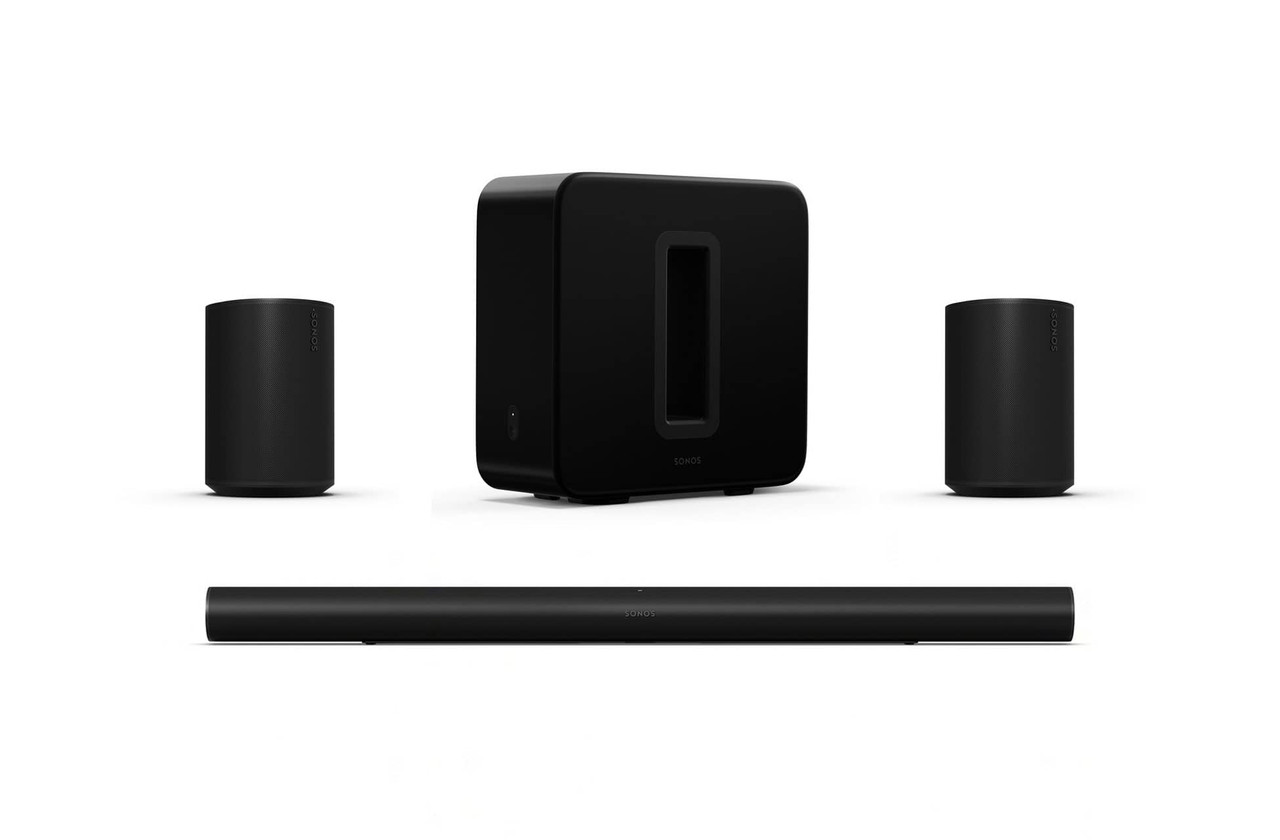 Sonos Arc Ultra with Sonos Era 100 x2 & Sonos Sub 4 (Black