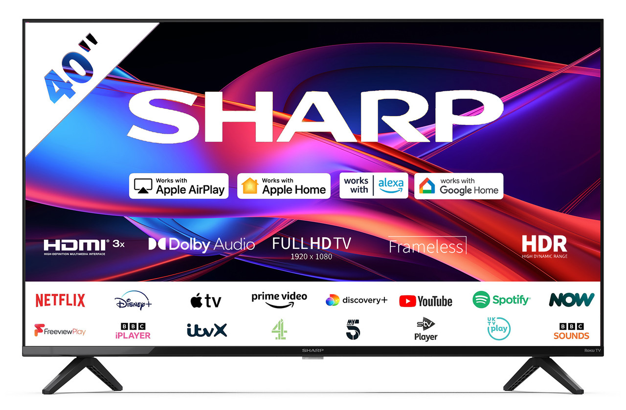 Sharp 40GD2225K | 40 inch Full HD Smart LED TV | Richer Sounds