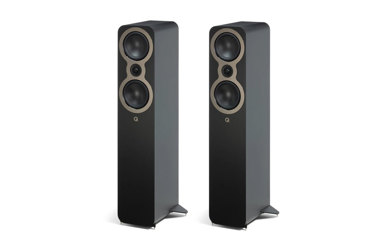 Q Acoustics 3050c (Satin Black) | Speakers Per Pair | Richer Sounds