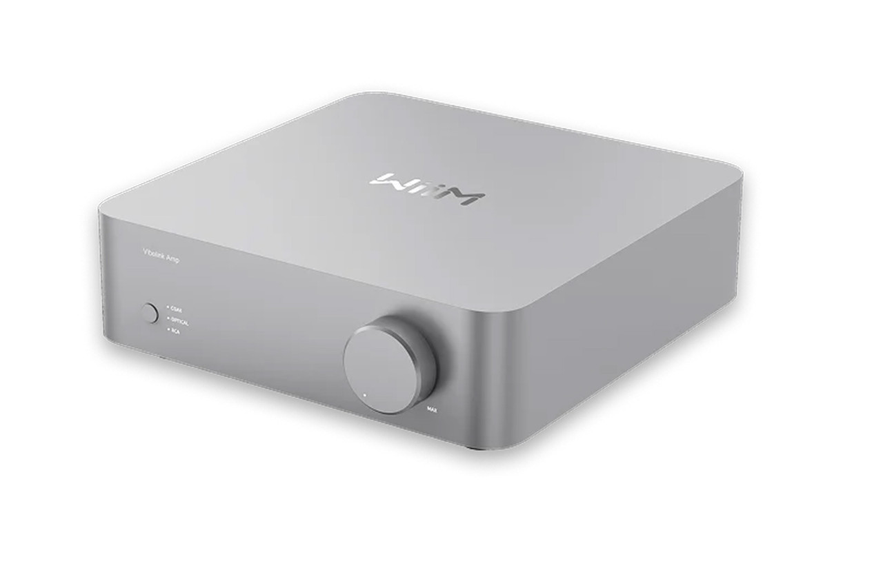 WiiM Vibelink Amp (Silver) | Stereo Amplifier | Richer Sounds