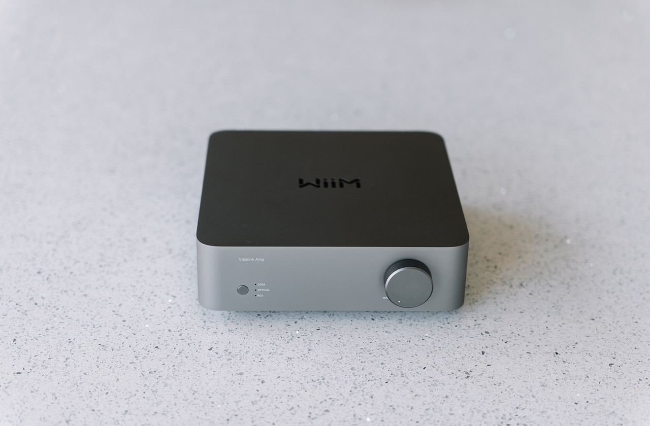 WiiM Vibelink Amp (Space Grey) | Stereo Amplifier | Richer Sounds