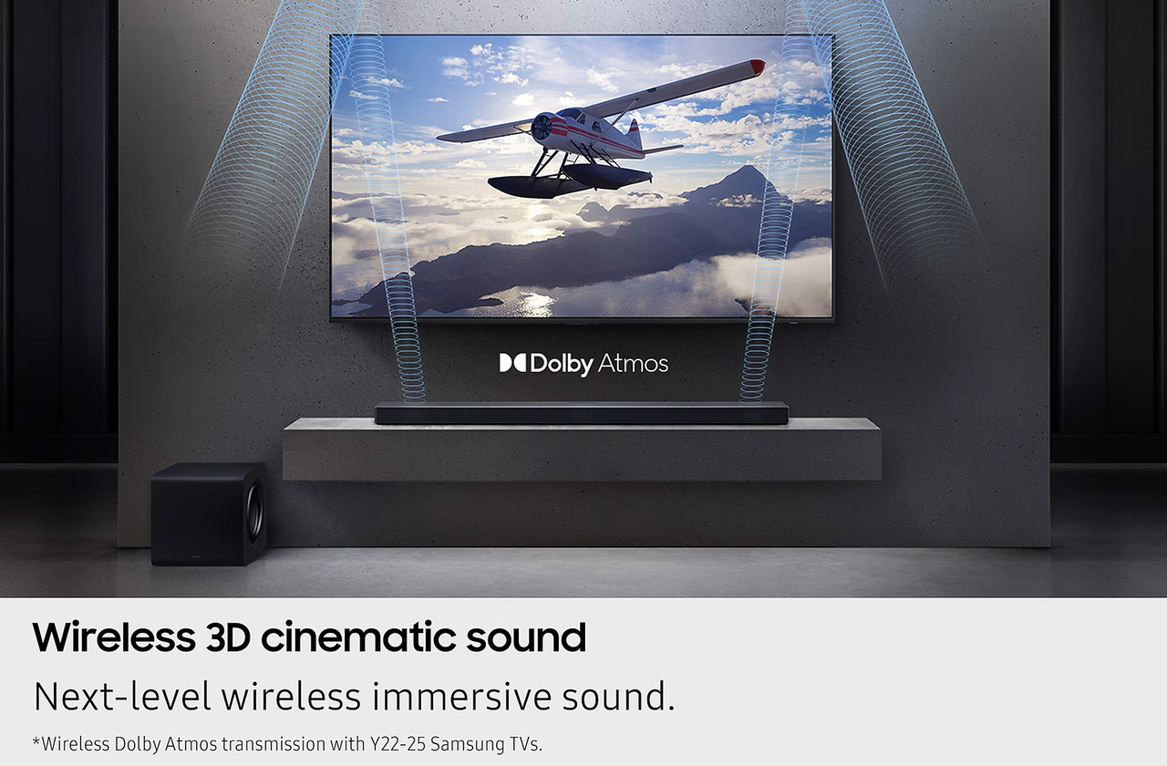 Dolby Atmos Samsung Soundbar Compatible With Lg Tv Buy LG S77TY