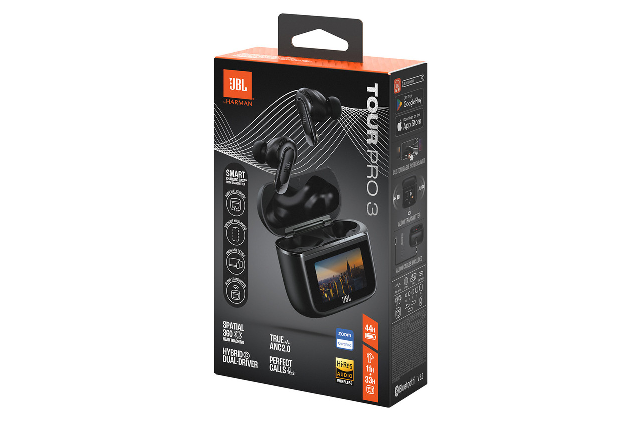 JBL Tour Pro 3 (Black) | In Ear Mic Wireless Bluetooth Noise