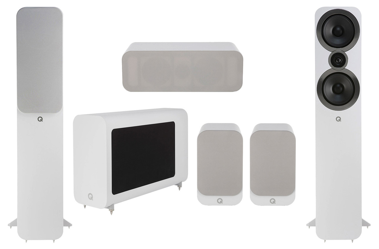 Q Acoustics 3010i ホワイト パッシブステレオスピーカー