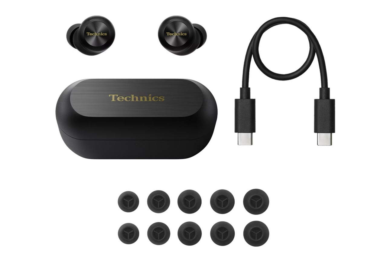Technics EAH-AZ100 (Black) | In Ear Mic Wireless Bluetooth Noise