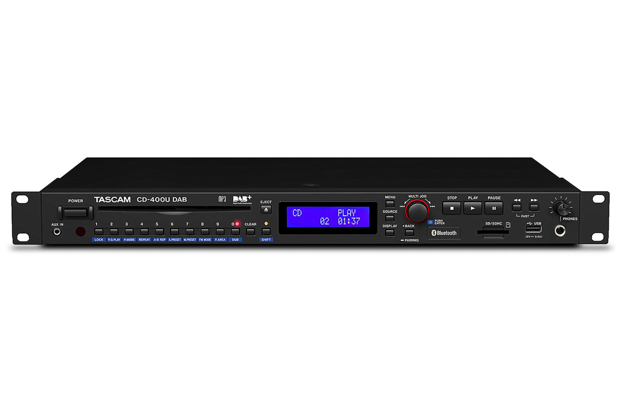 Tascam CD-400U DAB (Black) | CD Player/Tuner | Richer Sounds