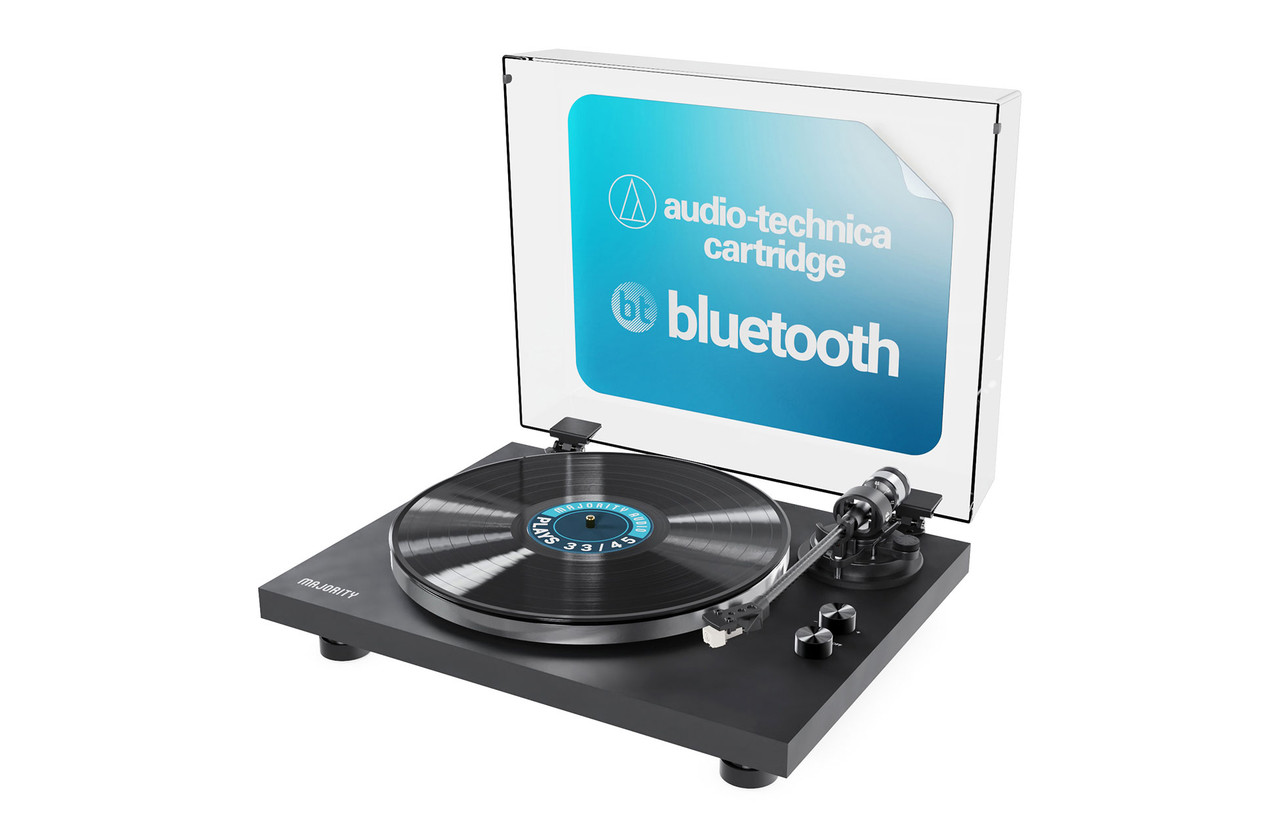 Majority Stylo (Black) Bluetooth Turntable Richer Sounds