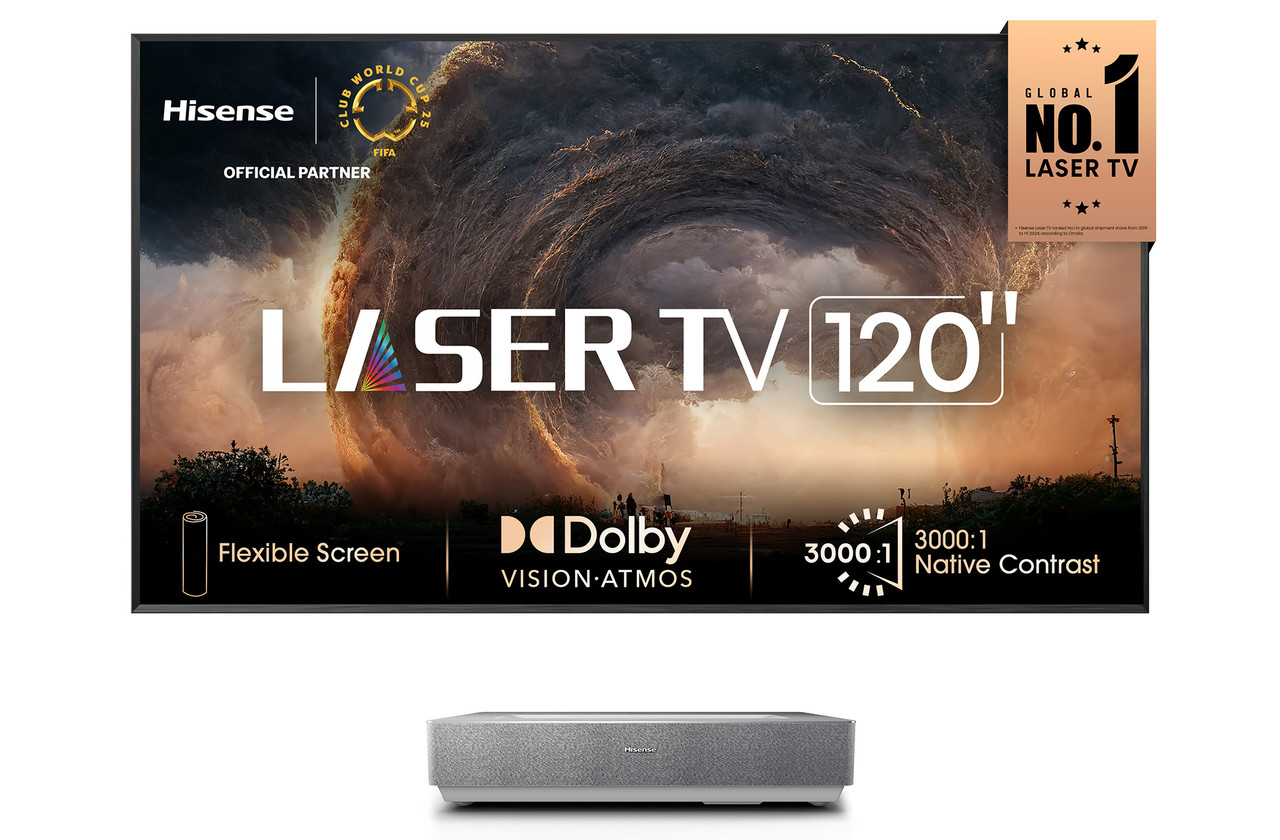 Hisense 120L5NTUKD | 120 inch 4K Ultra HD HDR Smart Laser TV