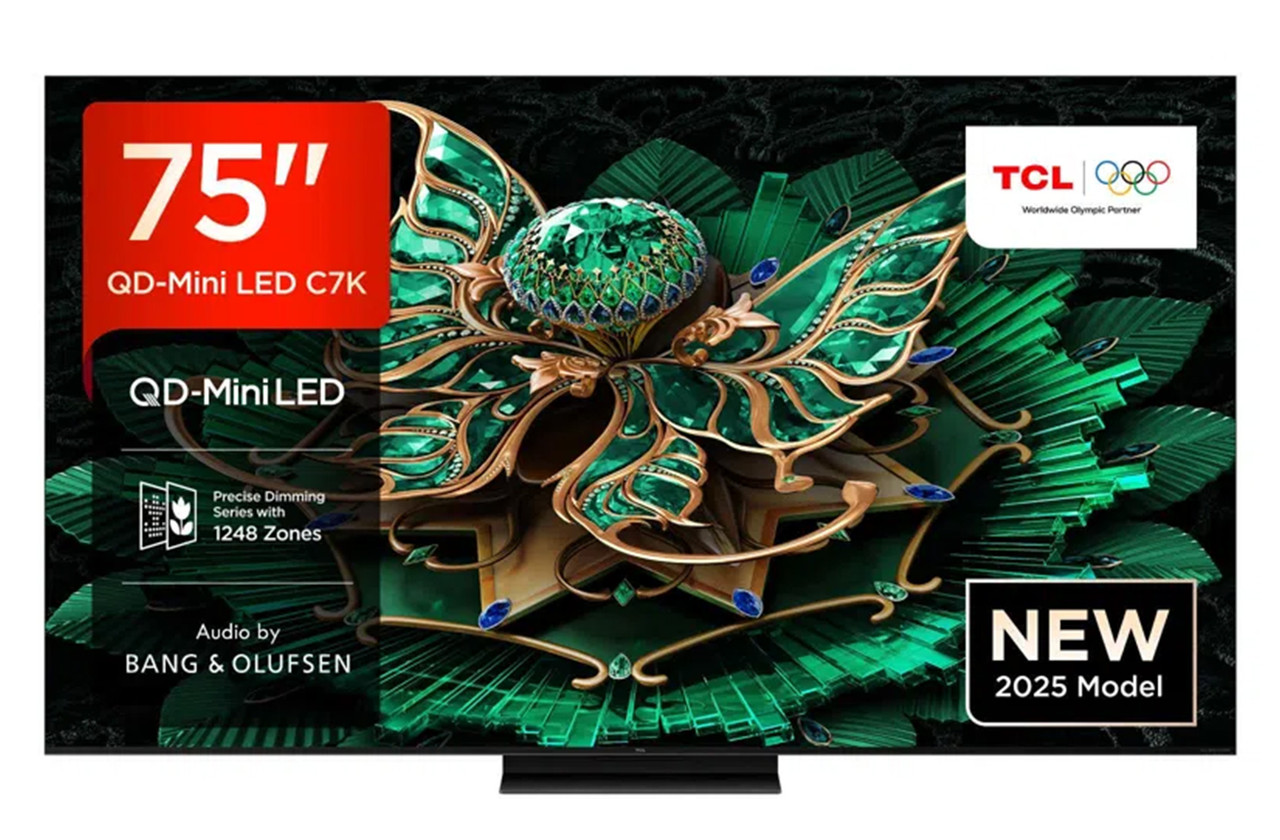 TCL 75C7K-UK | 75 inch QD-Mini LED 4K Ultra HD HDR Smart TV