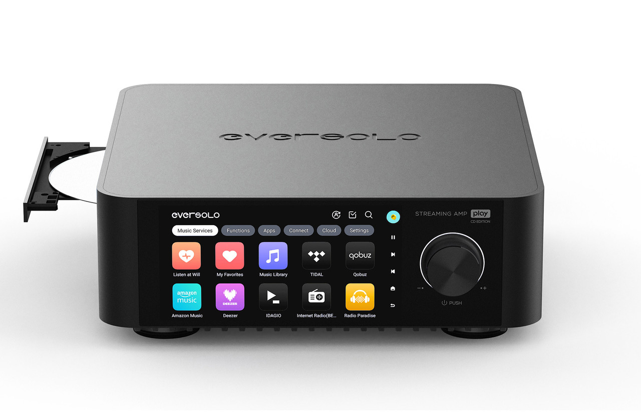 Eversolo Play CD Edition (Black) | Streaming Mini System | Richer