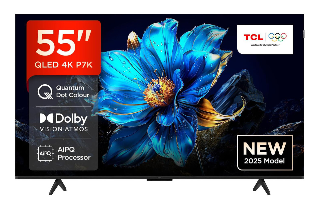 TCL 55P7K-UK | 55 inch QLED 4K Ultra HD HDR Smart TV | Richer Sounds