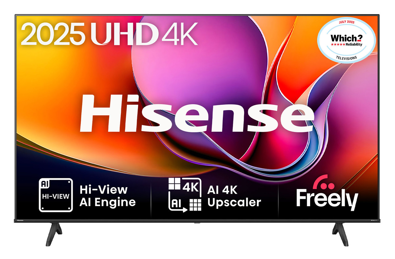 Hisense 65A6QTUK | 65 inch 4K Ultra HD HDR LED Smart TV Freely