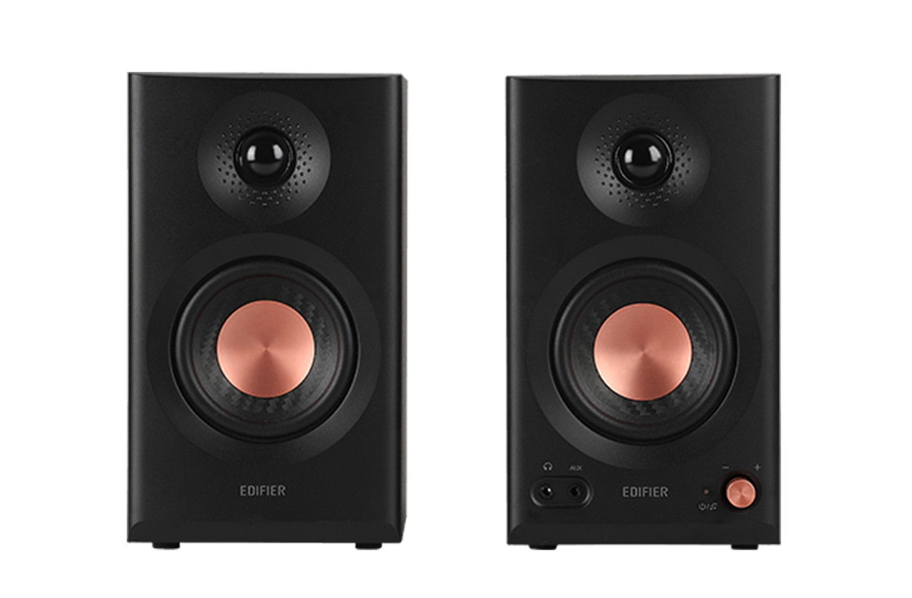Edifier MR3 (Black) | Powered Bluetooth Speakers Per Pair | Richer
