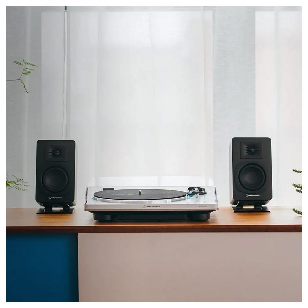 Audio-Technica AT-SP3X (Black) Powered Bluetooth Speakers Per