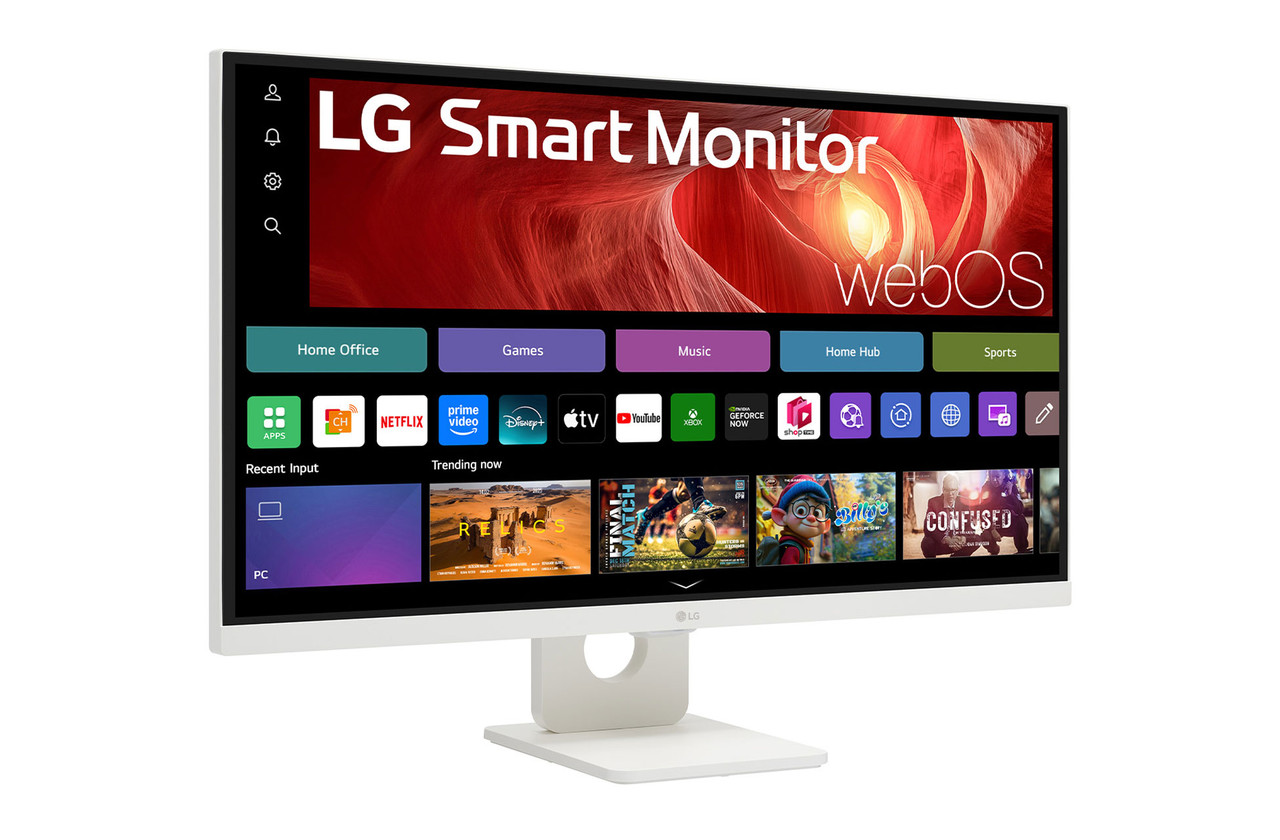 LG 27U731SA-W (White) | 27 inch 4K UHD HDR Smart Gaming LED