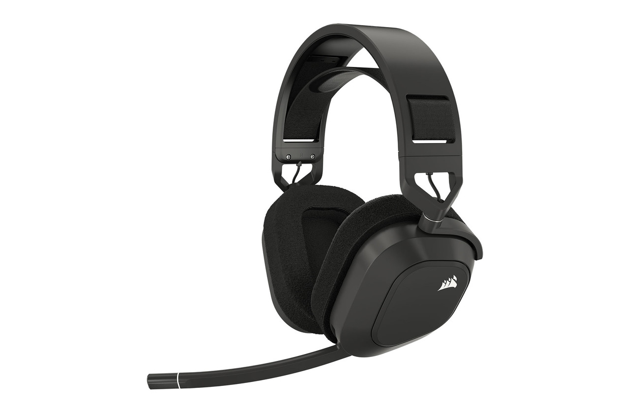 CORSAIR HS80 MAX (Carbon) | Over Ear Closed Back Wi-Fi & Bluetooth