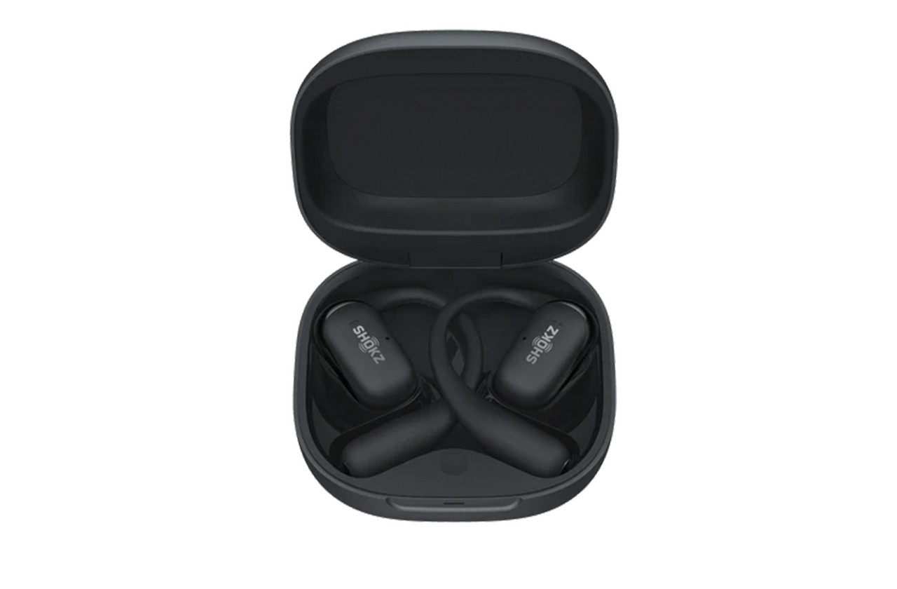 SHOKZ OpenFit 2 (Black) | Open Ear True Wireless Bluetooth Sports