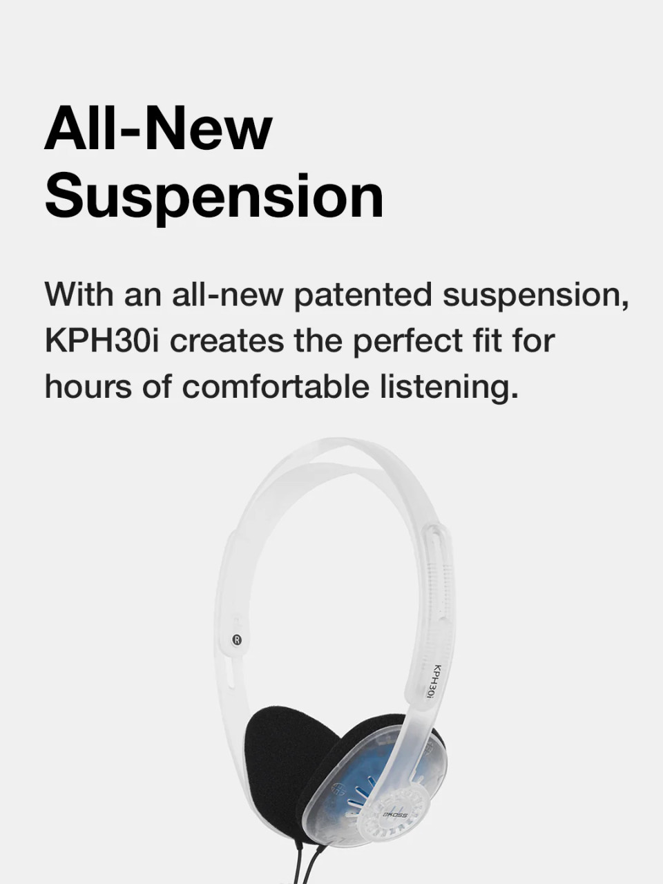 Koss KPH30i (Rhythm Beige) On Ear Open Back Mic Headphones