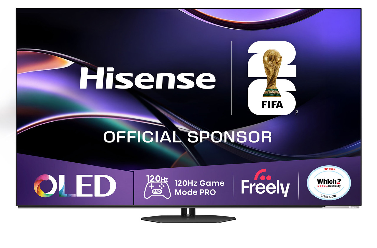 Hisense 65A85QTUK | 65 inch OLED 4K Ultra HD HDR Smart AI TV with