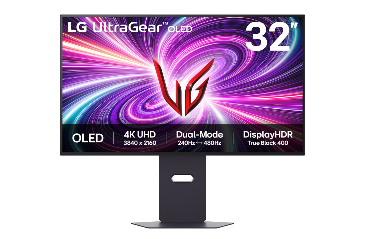 LG 32GS95UV | 32 inch OLED 480Hz 4K UHD HDR Gaming Monitor
