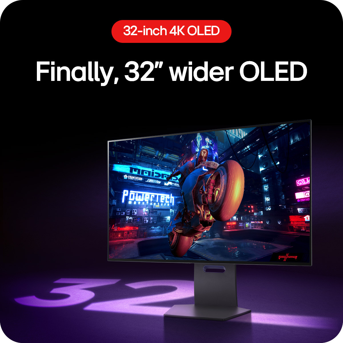 LG UltraGear 32GS95UV | 32 inch OLED 480Hz 4K UHD HDR Gaming