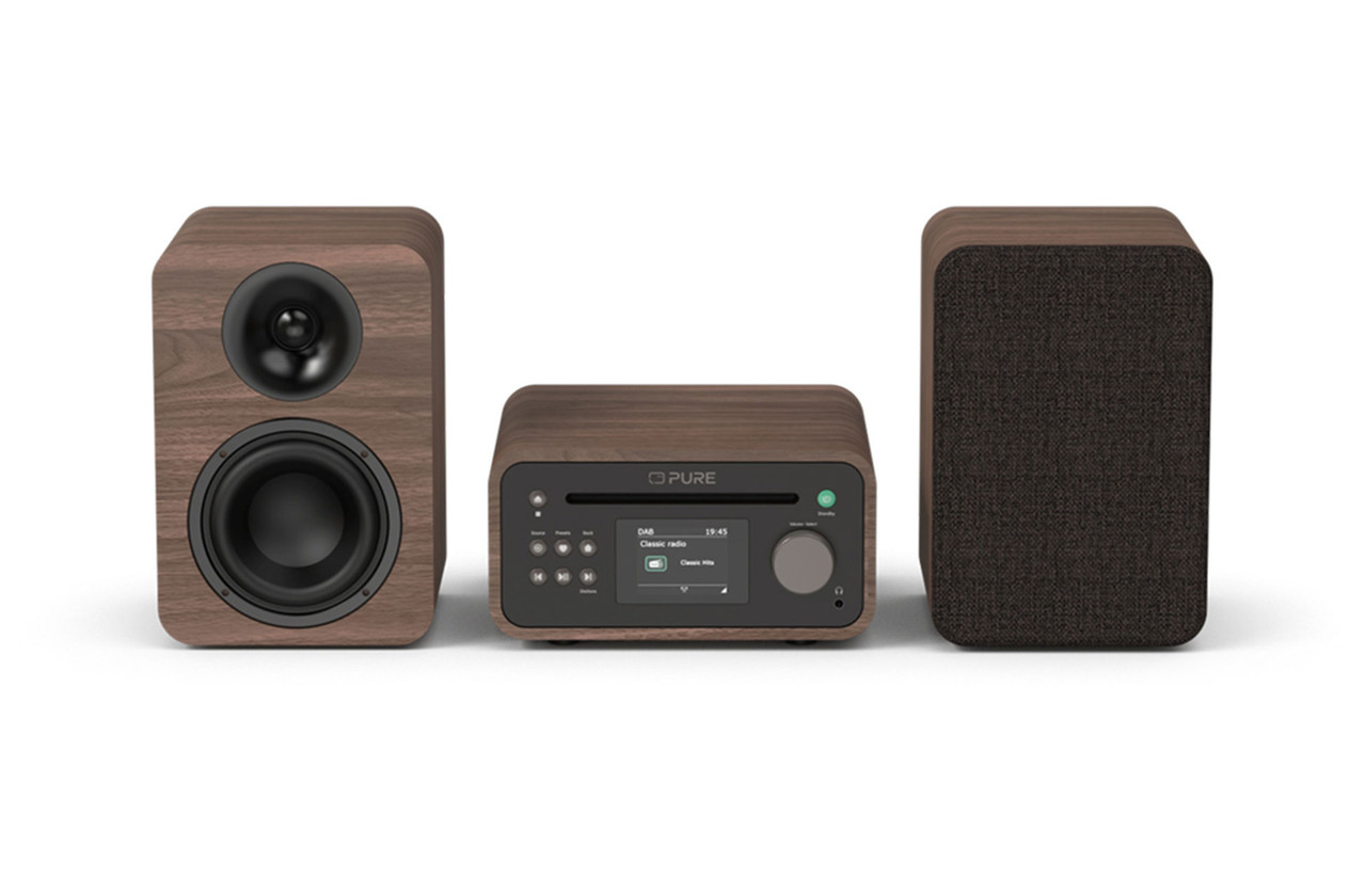 Pure Mini Pure Classic Mini (Coffee Black/Walnut) | Mini System INC Speakers ...