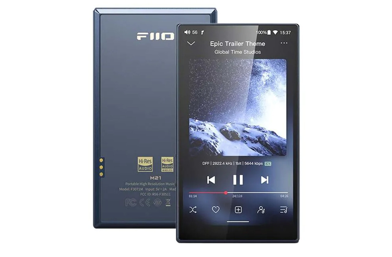 FiiO M21 (Blue) | Portable High Resolution Audio Player | Richer