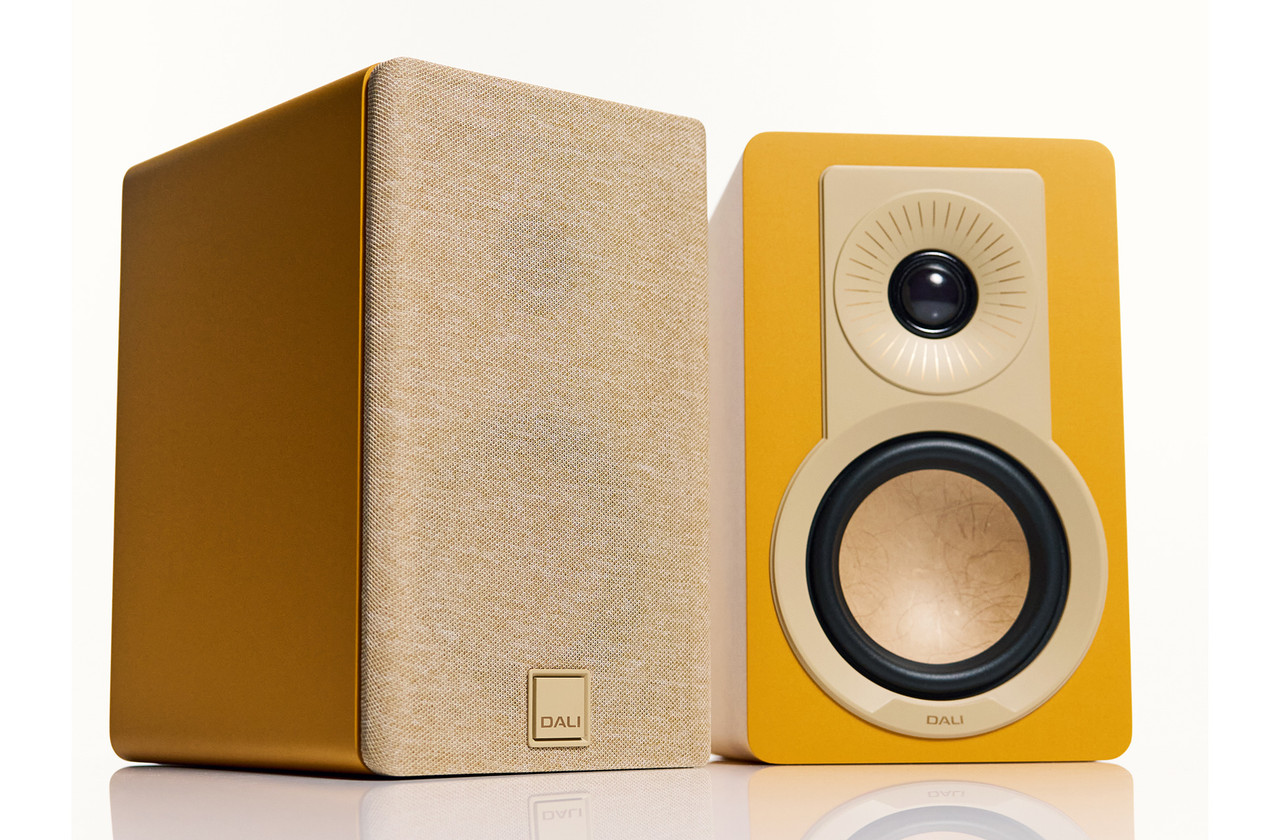 DALI KUPID (Golden Yellow) | Bookshelf Speakers Per Pair | Richer