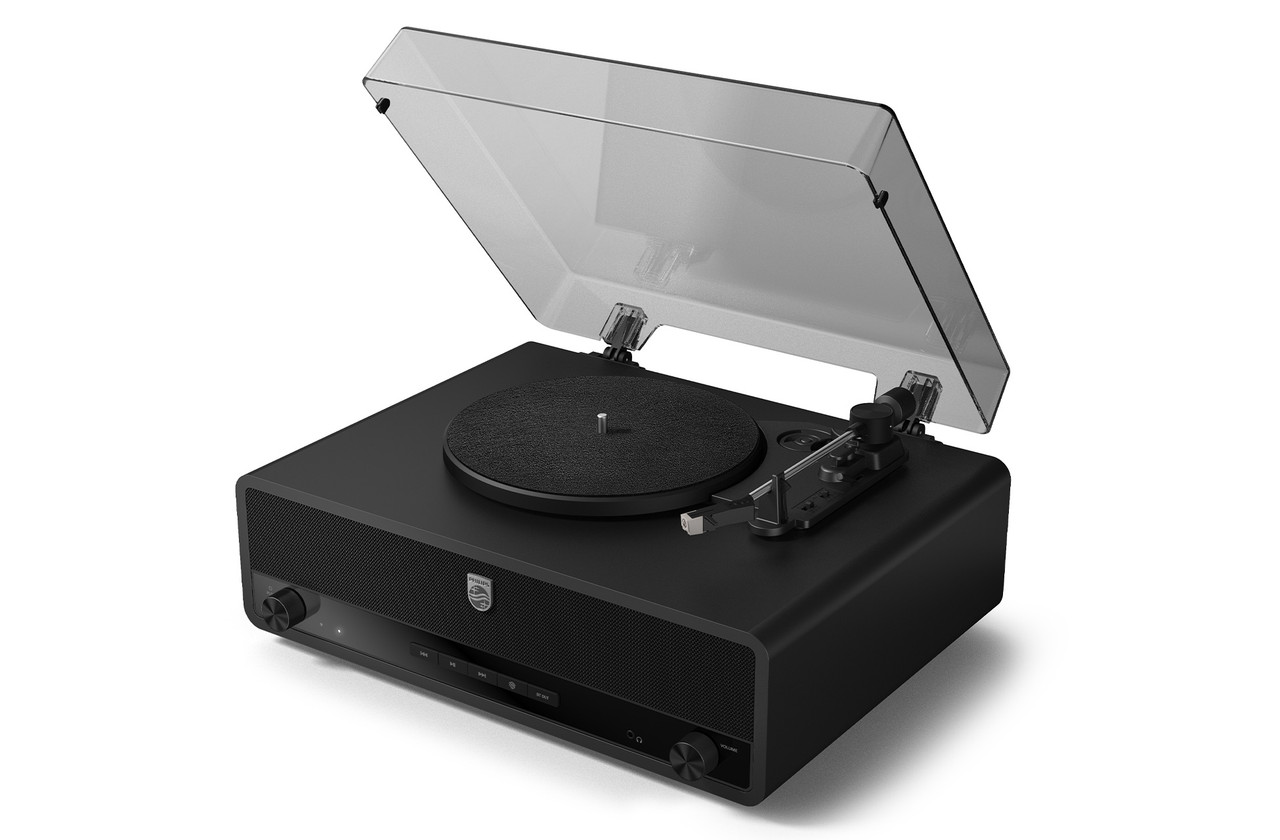 Philips The Stevie (TAV3000B) (Black) Turntable/Bluetooth System