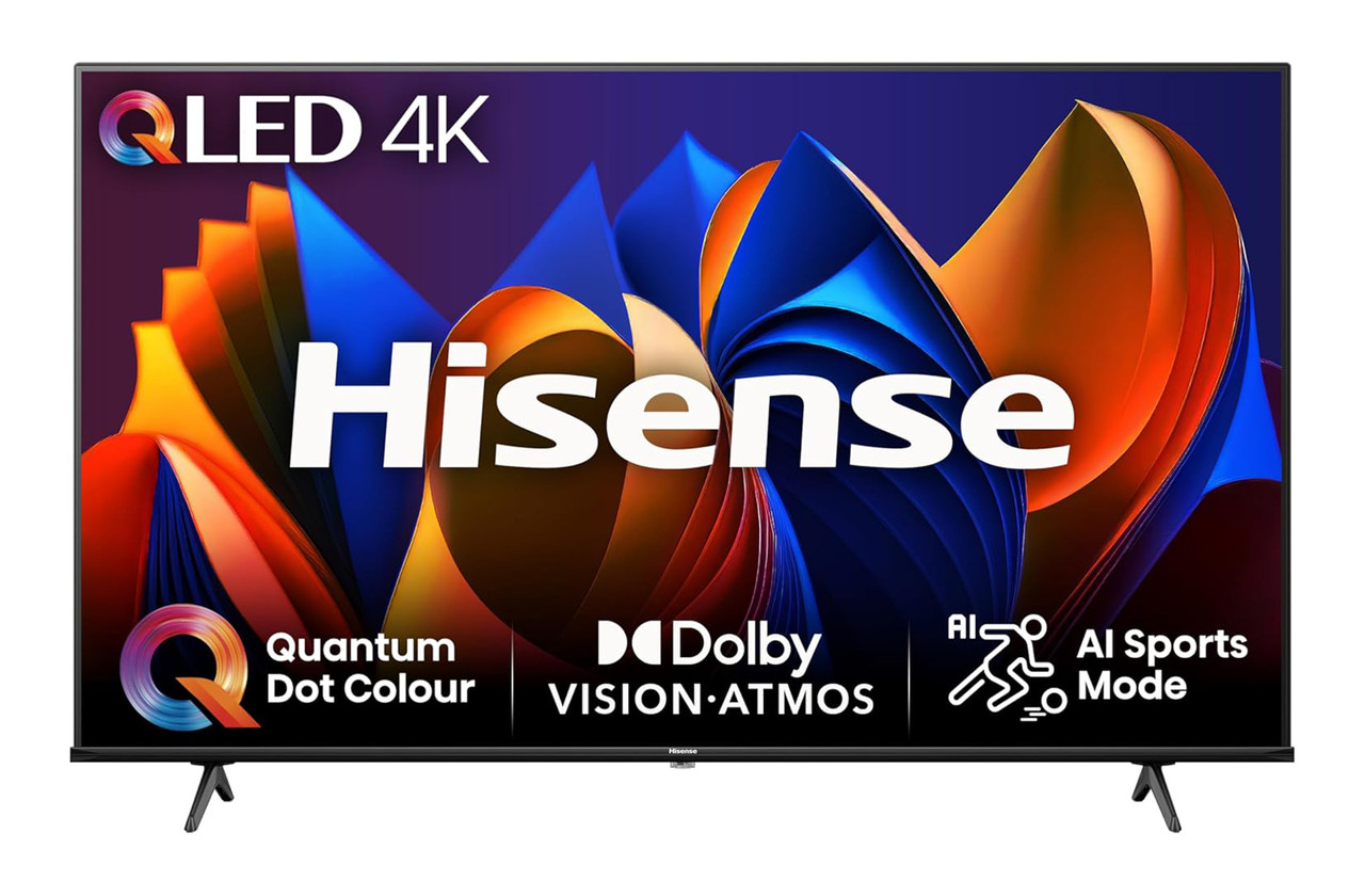 Hisense 55E77NQTUK | 55 inch QLED 4K Ultra HD HDR Smart TV Freely
