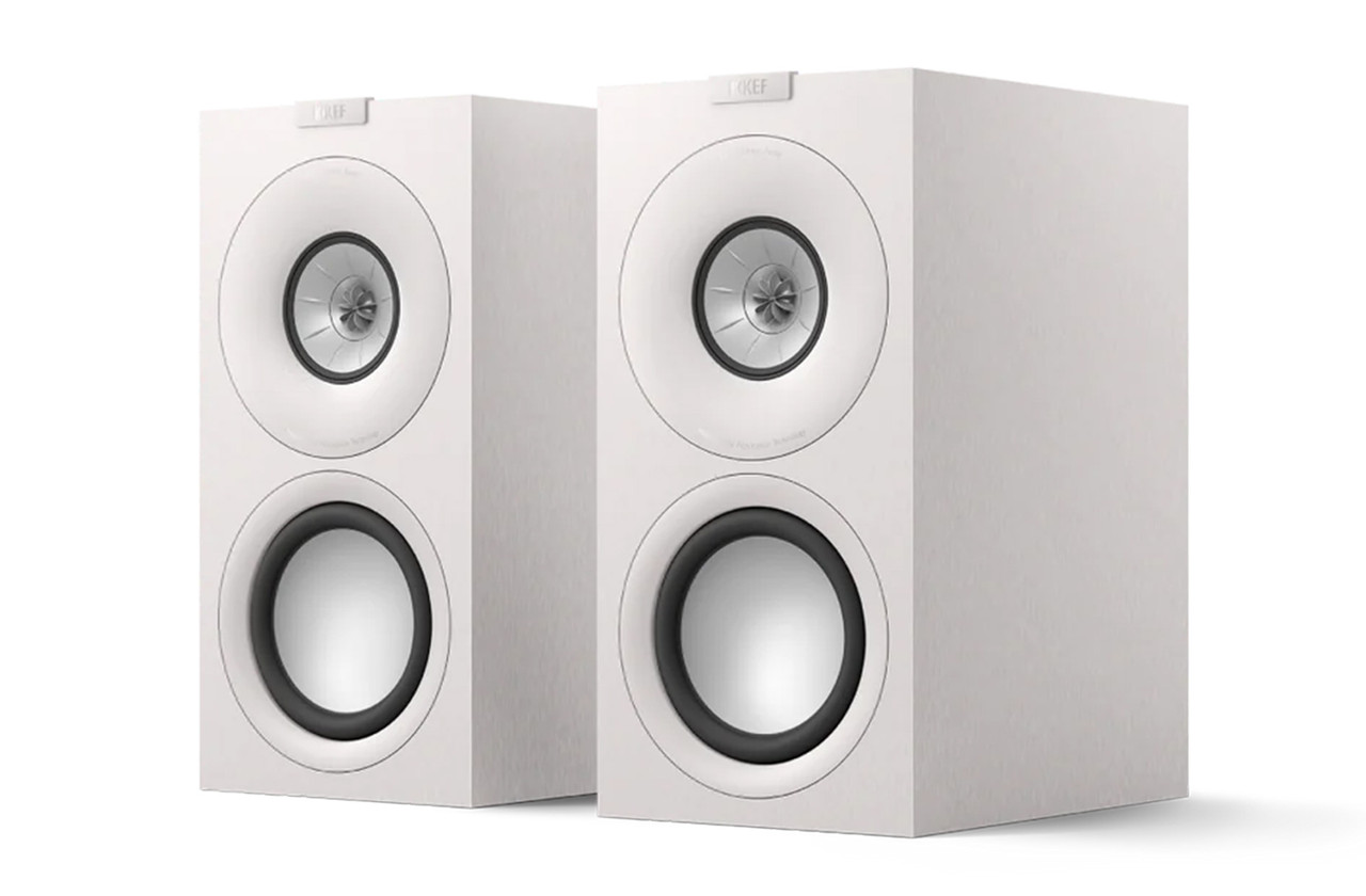 Kef Q1, Q6, Concerto Meta (Satin White) & Kube 12 MIE (Black