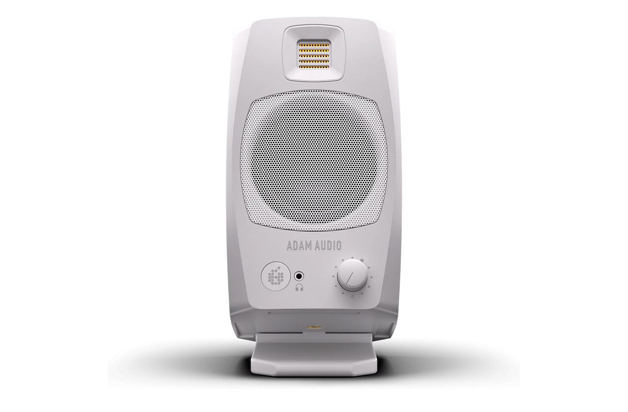 ADAM Audio D3V (White) | Active Desktop Monitors Per Pair | Richer