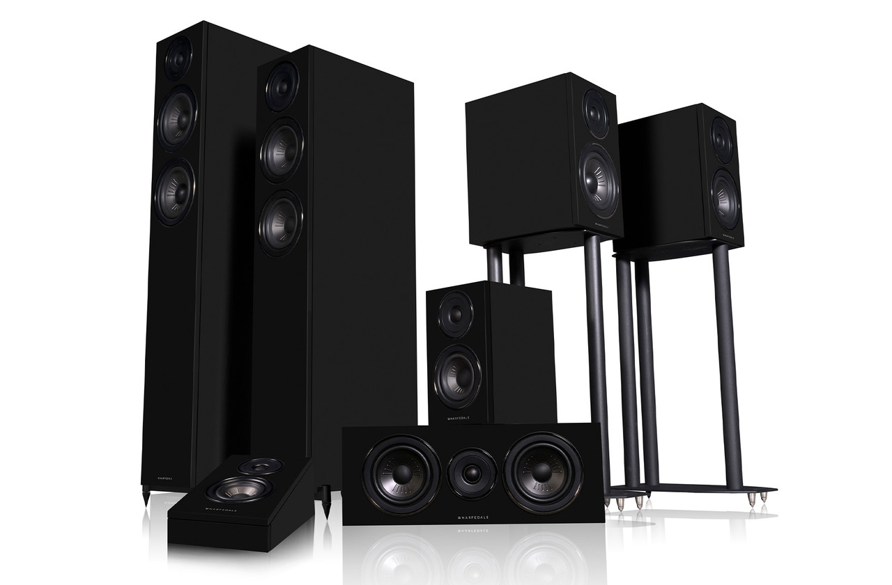 Wharfedale Diamond 12.1i (Deep Black) | Bookshelf Speakers Per