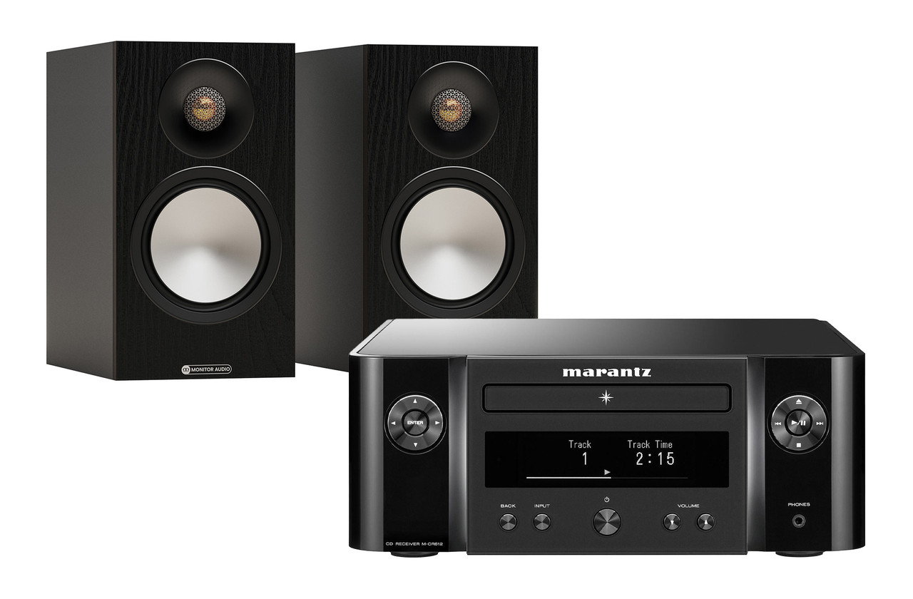 Marantz Melody X M-CR612 & Monitor Audio Bronze 50 7G (Black