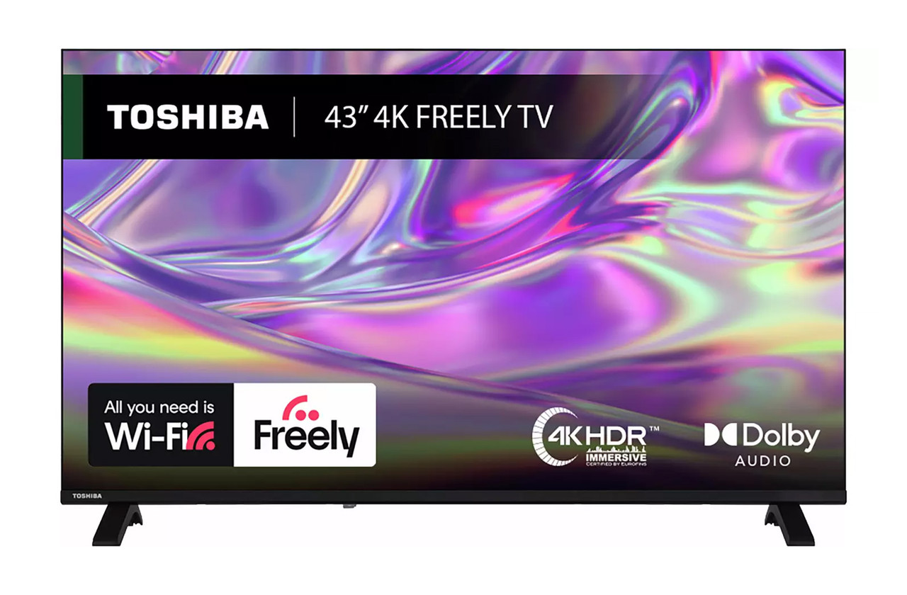 Toshiba 43UV1563DB | 43 inch 4K Ultra HD HDR Smart LED TV Freely