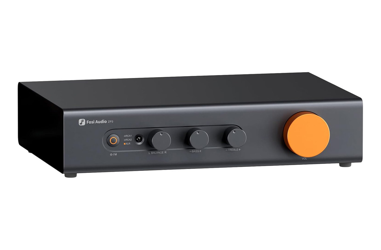 Fosi Audio ZP3 (Black) | Stereo Pre-Amplifier | Richer Sounds