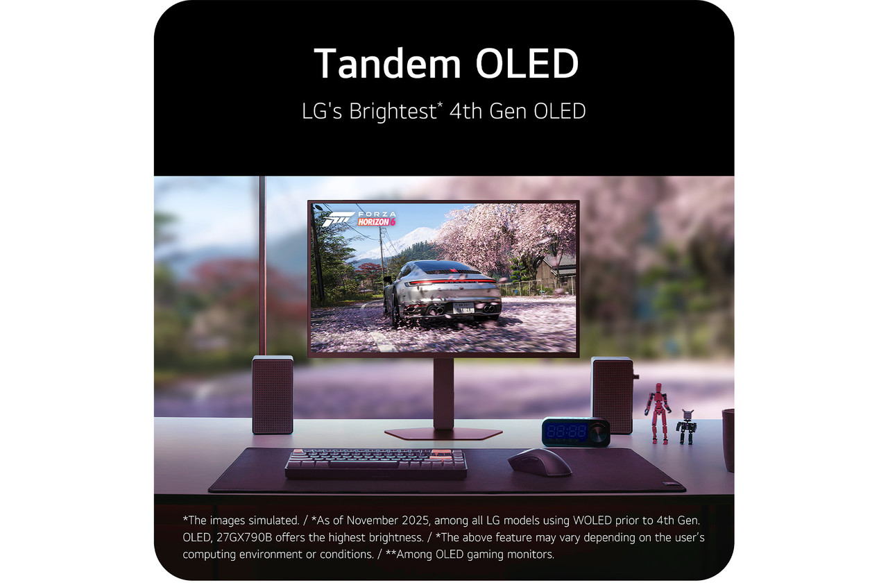 LG UltraGear GX7 27GX90B | 27 inch OLED 540Hz Quad HD HDR Gaming