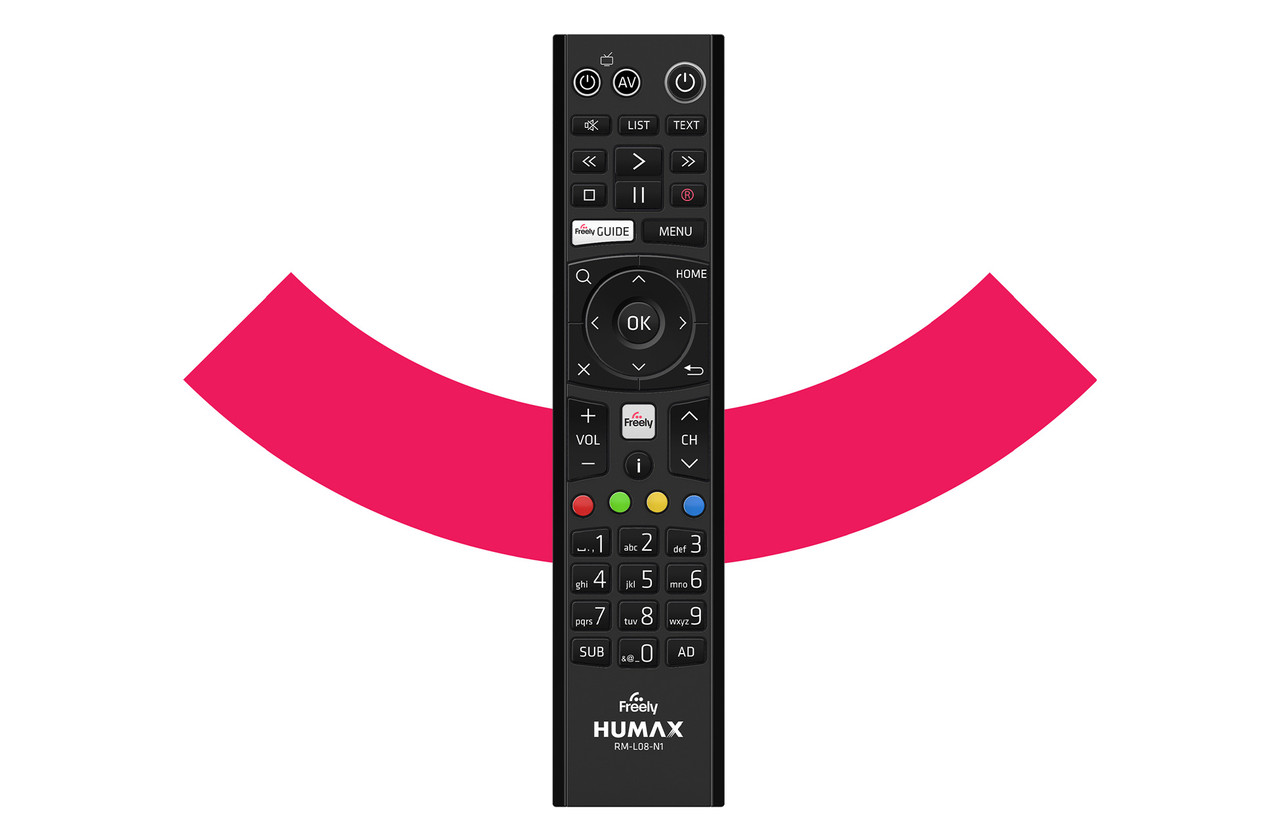 VINABTY Telecomando Sostitutivo RM-H06S Per Registratori HUMAX HDR-1800T E HDR-2000T