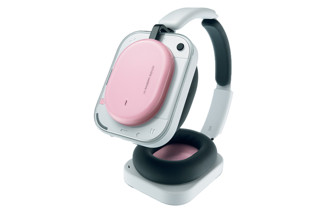 Nothing Headphone (a) (Pink) | Over Ear Wireless Bluetooth Noise